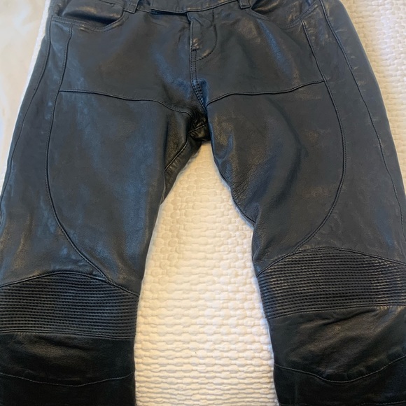 Allsaints leather motorcycle pant - Picture 9 of 12